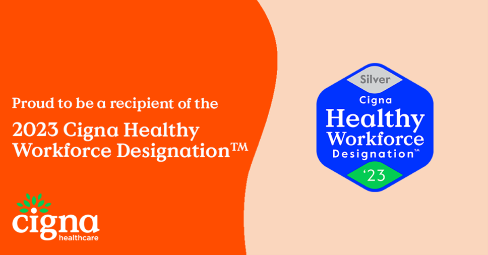 Cigna Healthy Workforce Designation Silver Recognition