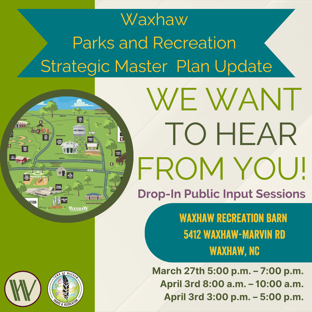 Parks & Rec Master Plan Public Input Flyer